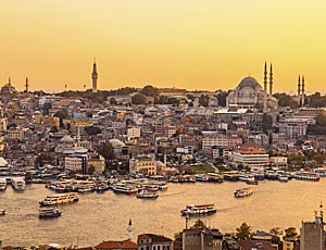 billige direkte flybilletter til Istanbul