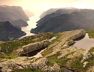 De norske fjordene