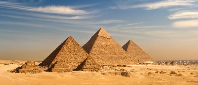 Gizas pyramider er et fantastisk syn