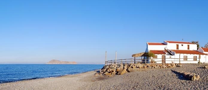 Badebyen Gerani på Kreta